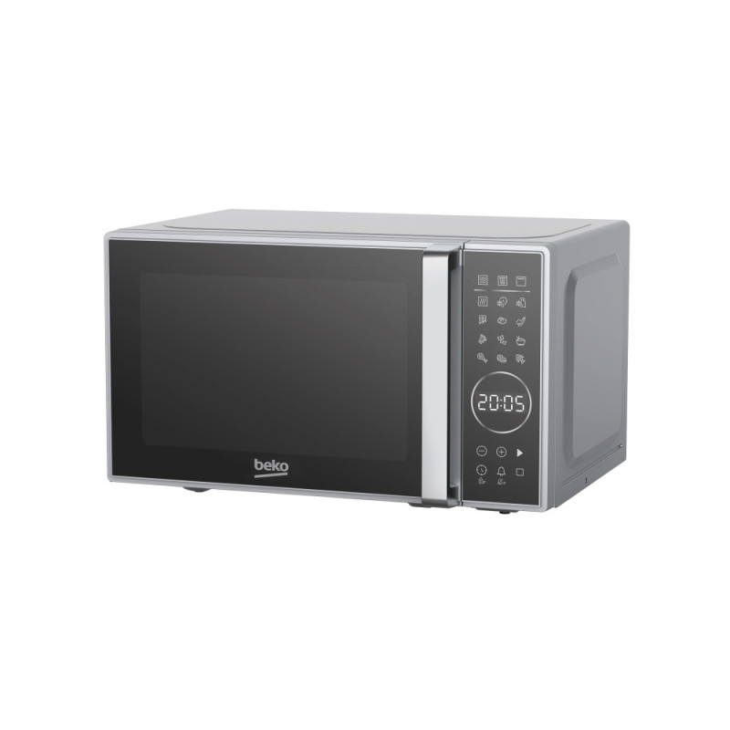Beko Microwave oven, 20L, electronic control, grill, 700W, silver (MGC20130SB)