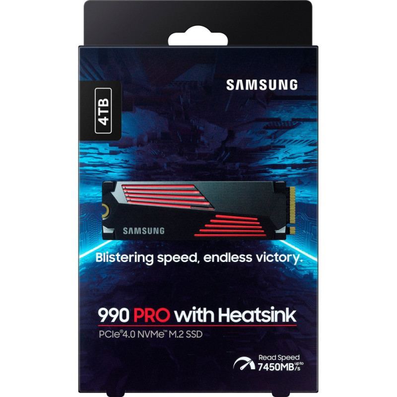 Samsung SSD M.2 4TB PCIe 4.0 990PRO (MZ-V9P4T0CW)