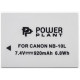 Аккумулятор к фото/видео PowerPlant Canon NB-10L (DV00DV1302)