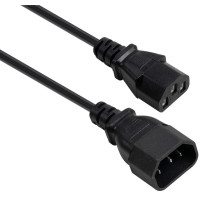 Кабель питания C13 to C14 1.8m 0.75mm2 copper Vinga (VYPCC13141875CU)