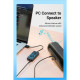 Звуковая плата Vention Audio USB 3х3,5mm jack 0.15m Volume Control (CDRBB)