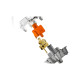 Клавиатура Hator Gravity X TKL Orange USB White (HTK551UA)