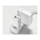 Зарядное устройство Baseus 2xUSB-C 65W + 1xUSB GaN + cable USB-C to USB-C 100W 1.0m white (CCGP120202)