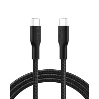 Belkin сable USB-C > USB-C charge/data, 2m, 240W, Type-C, BRAIDED, black (CAB025HQ2MBK)