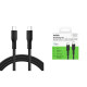 Belkin Кабель USB-C > USB-C зарядки/синхронизации 2м, 240Вт, Type-C, витой, черный (CAB025HQ2MBK)