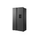 TCL Refrigerator SBS, 177х74х92sm, ref-396l, freez.-192l, 2doors, A++, NF, inv, display ext, fresh zone, dispenser, inox (RP631SSE1UA)