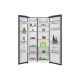 TCL Refrigerator SBS, 177х74х92sm, ref-396l, freez.-192l, 2doors, A++, NF, inv, display ext, fresh zone, dispenser, inox (RP631SSE1UA)