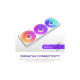 Кулер для корпуса NZXT F420 RGB Core Fan (Single Frame) - White (RF-U42HF-W1)