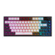 Клавиатура GamePro Asgard Valhalla Pro Rainy Switch Bluetooth/2.4G/USB USB White with display (MK160W-D-Pro)
