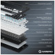 Клавиатура GamePro Asgard Valhalla Pro Rainy Switch Bluetooth/2.4G/USB USB White with display (MK160W-D-Pro)