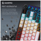 Клавиатура GamePro Asgard Valhalla Pro Rainy Switch Bluetooth/2.4G/USB USB White with display (MK160W-D-Pro)