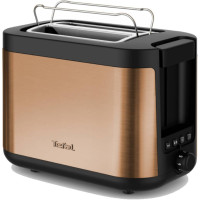 Tefal Тостер Tefal Coppertinto 850Вт, розморожування, метал, бронзовий (TT430G10)