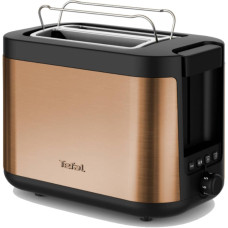 Tefal Тостер Tefal Coppertinto 850Вт, розморожування, метал, бронзовий (TT430G10)