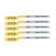 Milwaukee T101AO jigsaw blade for wood, tooth pitch 1.35mm x 50mm, 5 pcs (4932373392)