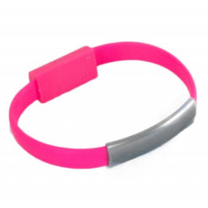 Дата кабель USB 2.0 AM to USB-C 0.18m pink Extradigital (KBU1780)