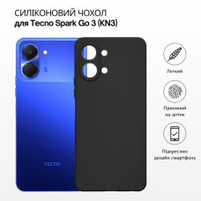 Чехол для мобильного телефона BeCover Silicone Tecno Spark Go 3 (KN3) Black (715691)