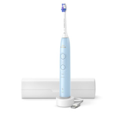 Philips Щітка зубна електр., Sonicare 6100 Series, 62т. колив/хв, насадок-1, футляр, блакитний (HX7406/02)