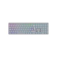 Клавиатура Canyon HKB-W11 Slim Dual Mode Wireless/Bluetooth RGB UA Grey (CNS-HBTK11G)