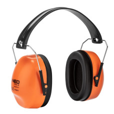 Neo Tools Protective earmuffs, SNR 24dB, category III, 0.19kg, orange (97-562)