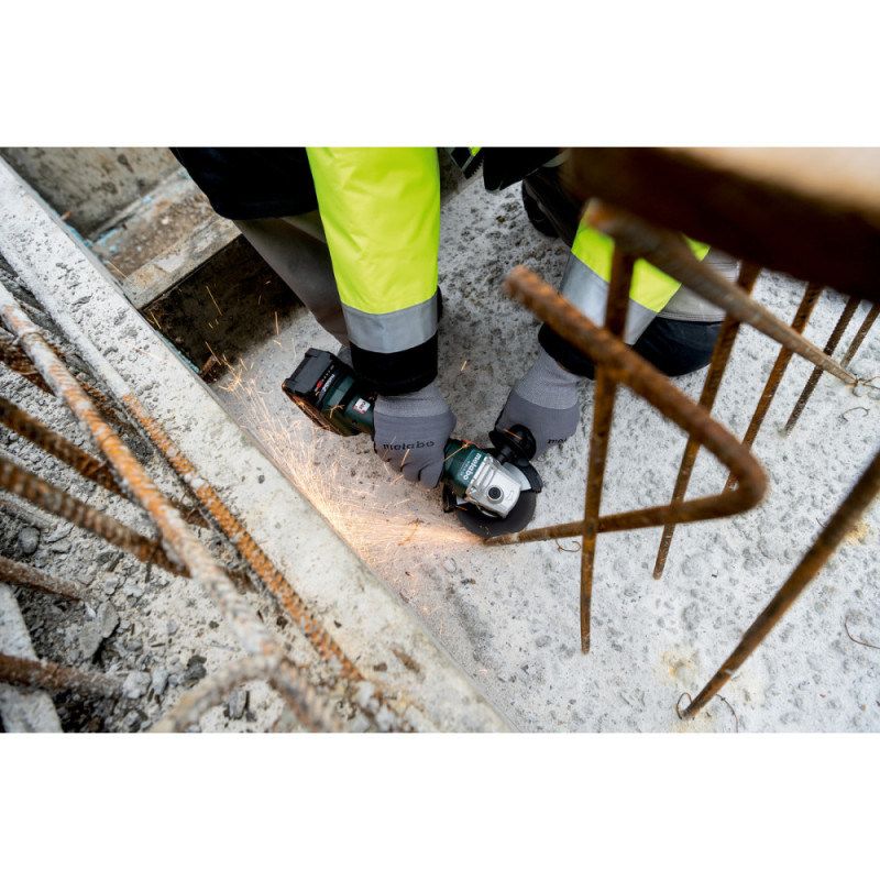 Metabo Cordless Angle Grinder W 18 L 9-125 QUICK, 18В, 8500rpm, М14, 2.3kg, SOLO (602249850)