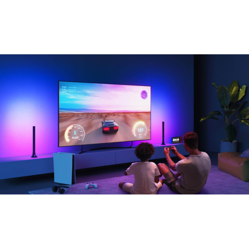 Govee Набор подсветки H6046 RGBIC WiFi + Bluetooth Flow Plus Light Bars, RGB, Белый (H6046311)