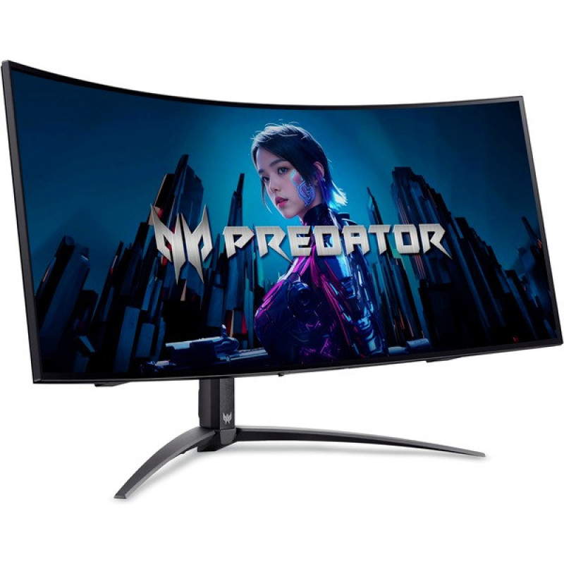 Монитор Acer 34" Predator X34Xbmiiphuzx (UM.CXXEE.X01) OLED Black Curved 240Hz; 3440x1440 (240 Гц), 1300 кд,м2, 0.03 мс, DisplayPort, 2хHDMI, USB Type-C