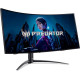 Монитор Acer 34" Predator X34Xbmiiphuzx (UM.CXXEE.X01) OLED Black Curved 240Hz; 3440x1440 (240 Гц), 1300 кд,м2, 0.03 мс, DisplayPort, 2хHDMI, USB Type-C