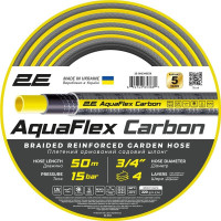 2E Garden hose AquaFlex Carbon 3/4  50m 4 layers 20bar -10...+60°C (2E-GHE34GE50)