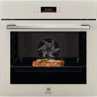 Electrolux Electrolux oven electrical, 72l, A+, display, convection, telescopic rails, champagne (LOE8F38S)