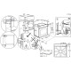 Electrolux Electrolux oven electrical, 72l, A+, display, convection, telescopic rails, champagne (LOE8F38S)