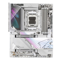 Gigabyte Материнська плата X870E A MASTER X3D ICE sAM5 X870 4xDDR5 M.2 Wi-Fi BT HDMI DP ATX (X870E_A_MASTER_X_ICE)