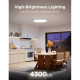Govee Потолочний світильник 38cm Smart Ceiling Light Pro, RGBICWW, WI-FI/Bluetooth, білий (H60A6C01)