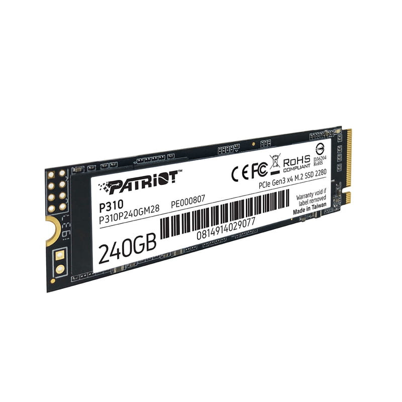 Patriot Накопитель SSD M.2 240GBbPCIe 3.0 P310