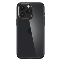 Spigen Case for iPhone 15 Pro Max, Ultra Hybrid, Frost Black (ACS06568)