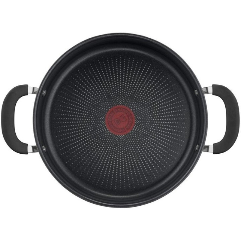 Tefal Casserole with lid Jamie Oliver Home Cook, 24 cm, stainless steel, silicone