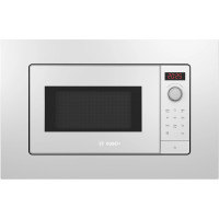 Bosch Микроволновая печь встраиваемая, 21л, электронное управление, 800Вт, дисплей, белый (BFL623MW3)
