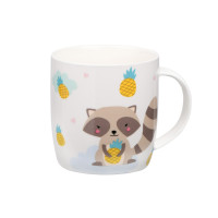ARDESTO Чашка Cute raccoon, 350 мл, фарфор