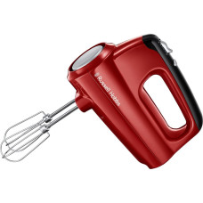 Russell Hobbs hand mixer Desire 350W, nozzles-4 beaters, turbo mode, red-black (24670-56)