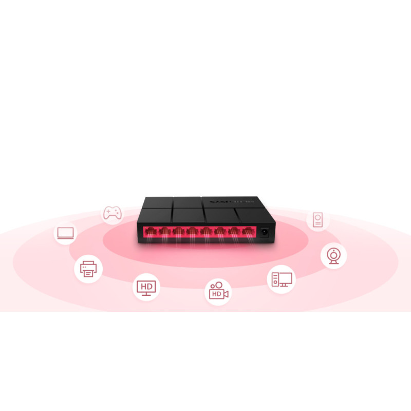 Mercusys Комутатор MS108G 8xGE некерований