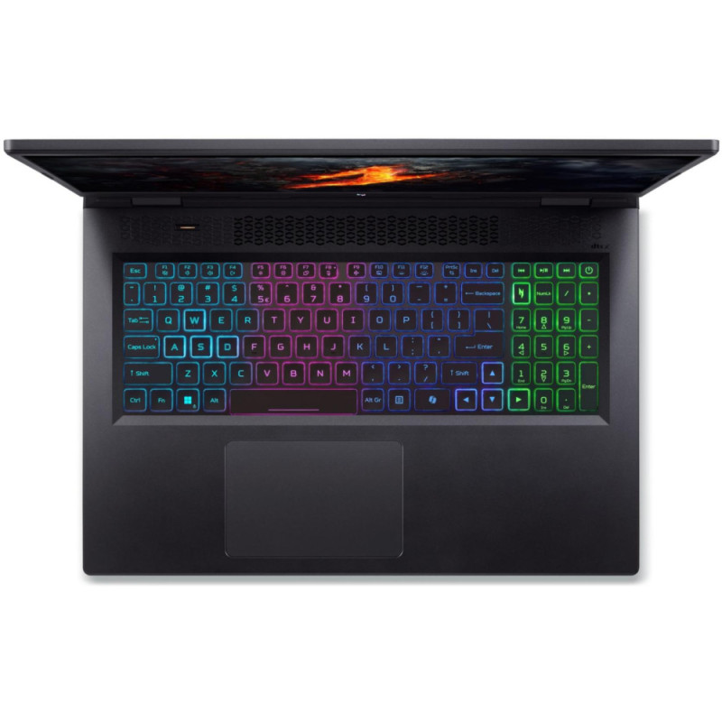 Acer Ноутбук Nitro 17 AN17-42 17.3" QHD IPS, AMD R9-8945HS, 32GB, F1TB, NVD4060-8, Lin, черный (NH.QSDEU.001)
