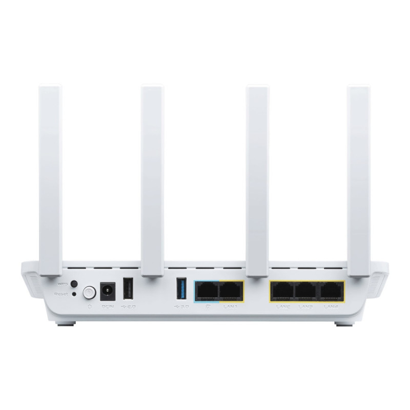 ASUS Маршрутизатор ExpertWIFI EBR63 AX3000 4xGE LAN 1xGE WAN 1xUSB3.2 1xUSB2.0 MU-MIMO OFDMA MESH (90IG0870-MO3C00)