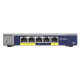 NETGEAR Коммутатор GS105PE PoE pass-thru, 2xGE PSE, 1xGE PD, 2xGE, управляемый L2 (GS105PE-10000S)