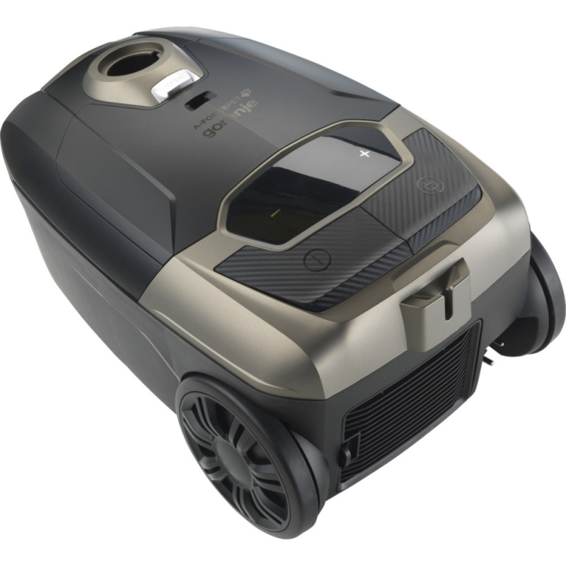 Gorenje bag VC, 890W, bag-4L, HEPA, telescope, LED display, turbo brush, black (VCE48AFBKGO)
