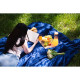 ARDESTO Flannel blanket, 160x200cm, dark blue, 100% polyester (ART0211SB)