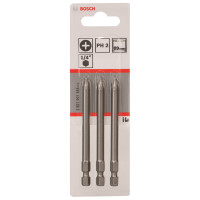 Bosch Біти Extra-Hart PH2, 89мм, 3шт (2.607.001.535)