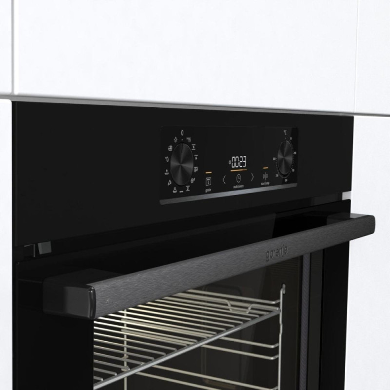 Gorenje Oven electrical, 77L, A+, steam, display, IconLed, pyrolis, black (BPS6737E02B)