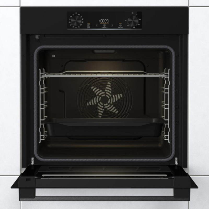 Gorenje Oven electrical, 77L, A+, steam, display, IconLed, pyrolis, black (BPS6737E02B)
