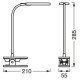 LEDVANCE Desk lamp PANAN CLIP SQUARE DIM USB (4058075747883)