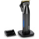BaByliss hair clipper Super-X Metal Series, battery, nozzles-12, steel with graphite coating, black-silver (E991E)