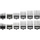 BaByliss hair clipper Super-X Metal Series, battery, nozzles-12, steel with graphite coating, black-silver (E991E)